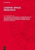 Cover: Proceedings of Open Meetings of Working Groups on Physical Sciences of the Fifteenth Plenary Meeting of COSPAR MADRID, SPAIN, 10-24 May, 1972 - De Gruyter