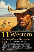 Cover: 10 Western der Superklasse November 2024 - Alfredbooks