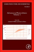 Cover: Advances in Photovoltaics: Part 1: Volume 87 - Academic Press