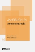 Cover: Hochschulrecht - NWV im Verlag &Ouml;sterreich GmbH