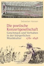 Cover: Die poetische Konzertgesellschaft - Wallstein