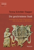 Cover: Die geschriebene Stadt - Wallstein