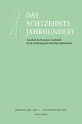 Cover: Das achtzehnte Jahrhundert - Wallstein