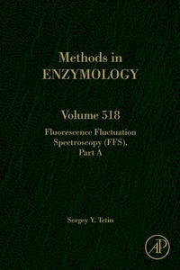 Abbildung von: Fluorescence Fluctuation Spectroscopy (FFS), Part A: Volume 518 - Academic Press