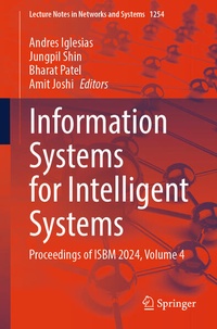 Enlarge image Cover: Information Systems for Intelligent Systems - Springer Nature Switzerland AG