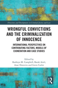 Bild: Wrongful Convictions and the Criminalization of Innocence - Routledge