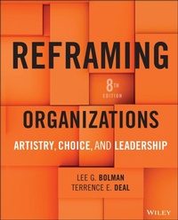 Enlarge image Cover: Reframing Organizations - Wiley