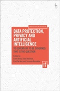 Cover: Data Protection, Privacy and Artificial Intelligence, Volume 17 - Hart Publishing