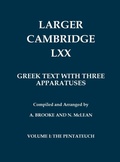 Cover: Larger Cambridge LXX - The Old Testament in Greek - Cambridge Septuagint