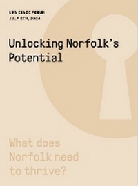 Enlarge image Cover: Unlocking Norfolk's Potential - UEA Publishing Project