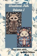 Cover: Woodland Folk - Volume 1 (Woodland Folk Cross Stitch, #1) - Pickle Patterns
