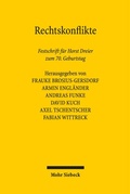 Cover: Rechtskonflikte - Mohr Siebeck