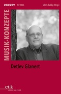 Cover: Detlev Glanert - Edition Text + Kritik