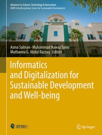 Enlarge image Cover: Informatics and Digitalization for Sustainable Development and Well-Being - Springer