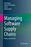 Cover: Managing Software Supply Chains - Springer Nature Switzerland AG
