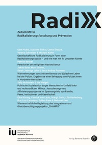 Abbildung von: RadiX - Zeitschrift für Radikalisierungsforschung und Prävention - Barbara Budrich