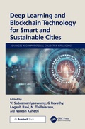 Cover: Deep Learning and Blockchain Technology for Smart and Sustainable Cities - Auerbach
