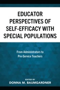 Cover: Educator Perspectives of Self-Efficacy with Special Populations - Lexington Books