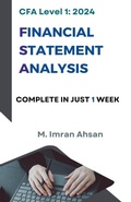 Cover: CFA Level 1 Financial Statement Analysis - M. Imran Ahsan