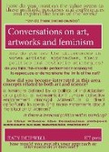 Cover: Conversations on art, artworks and feminism - KT press