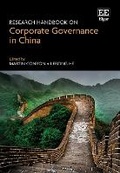 Cover: Research Handbook on Corporate Governance in China - Edward Elgar Publishing