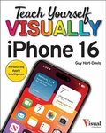 Cover: Teach Yourself VISUALLY iPhone 16 - Wiley