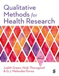 Cover: Qualitative Methods for Health Research - SAGE Publications Ltd