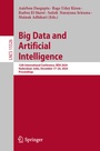 Cover: Big Data and Artificial Intelligence - Springer