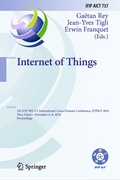 Cover: Internet of Things - Springer