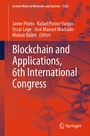 Cover: Blockchain and Applications, 6th International Congress - Springer