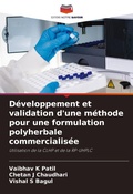 Cover: Developpement et validation d'une methode pour une formulation polyherbale commercialisee - Editions Notre Savoir