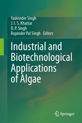 Cover: Industrial and Biotechnological Applications of Algae - Springer