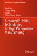 Cover: Advanced Finishing Technologies for High Performance Manufacturing - Springer Nature Switzerland AG