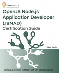 Cover: OpenJS Node.js Application Developer (JSNAD) Certification Guide - GitforGits