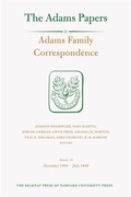 Cover: Adams Family Correspondence: Volume 16 - Harvard University Press