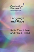 Cover: Language and Place - Cambridge University Press