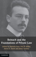 Cover: Reinach and the Foundations of Private Law - Cambridge University Press