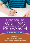 Cover: Handbook of Writing Research, Third Edition - Guilford Press