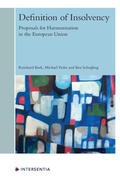 Cover: Definition of Insolvency - Intersentia Ltd