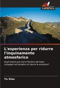 Cover: L'esperienza per ridurre l'inquinamento atmosferico - Edizioni Sapienza