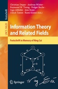 Cover: Information Theory and Related Fields - Springer