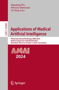 Enlarge image Cover: Applications of Medical Artificial Intelligence - Springer