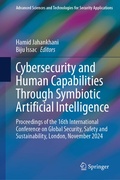 Cover: Cybersecurity and Human Capabilities Through Symbiotic Artificial Intelligence - Springer