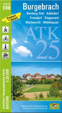 Abbildung von: ATK25-E08 Burgebrach (Amtliche Topographische Karte 1:25000) - Landesamt für Digitalisierung, Breitband und Vermessung, Bayern