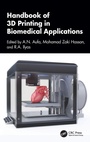 Cover: Handbook of 3D Printing in Biomedical Applications - CRC Press