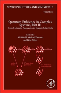 Enlarge image Cover: Quantum Efficiency in Complex Systems, Part II: From Molecular Aggregates to Organic Solar Cells - Academic Press