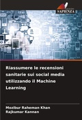 Cover: Riassumere le recensioni sanitarie sui social media utilizzando il Machine Learning - Edizioni Sapienza