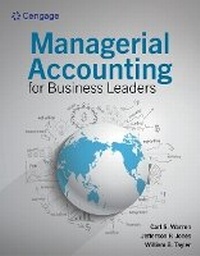 Abbildung von: Managerial Accounting for Business Leaders - South-Western College Publishing