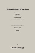 Cover: Nieders&auml;chsisches W&ouml;rterbuch - Georg Olms Verlag
