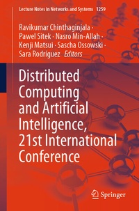 Enlarge image Cover: Distributed Computing and Artificial Intelligence, 21st International Conference - Springer